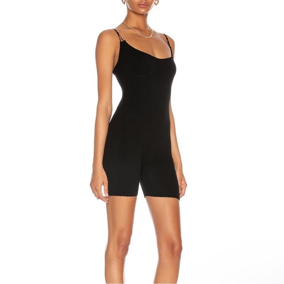 Jacquemus Scoop Neck Stretchy Romper